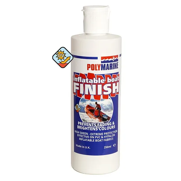 Marin & Fritid finish för gummibåt 250 ml UV-skydd