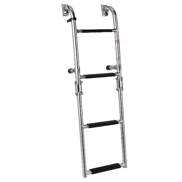 Marin & Fritid badstege 3-steg 2+1 vikbar PVC-steg