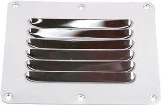 Marin & Fritid ventilationsgaller rostfritt 65x127mm