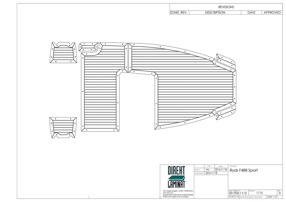 Ryds EVA-durk svart 550 VI Sport
