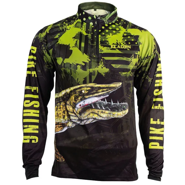 Pike Pixel pullover fisketröja kamouflage