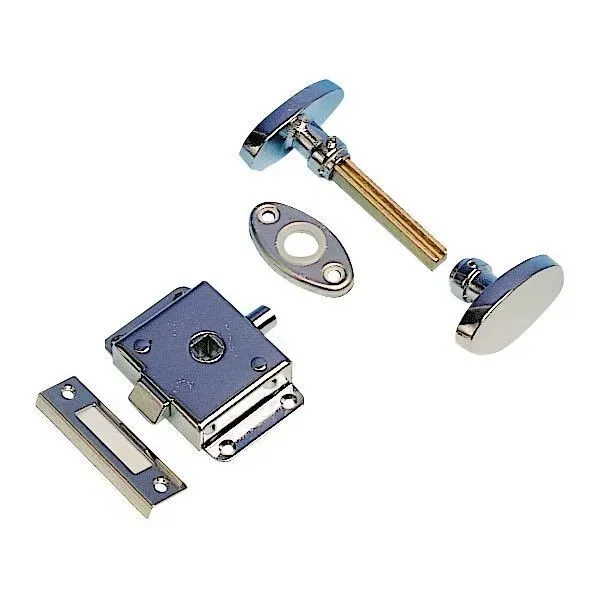 Marin & Fritid dörrlås toalett 70x45 mm utåtgående
