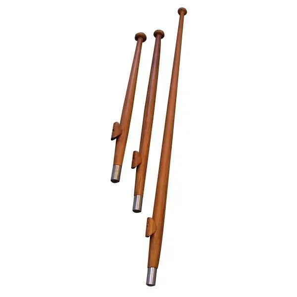 Marin & Fritid Flaggstång teak 60 cm Ø25