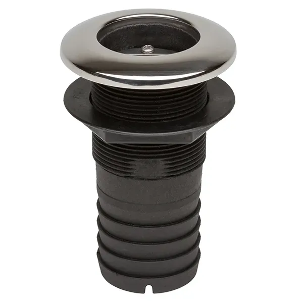 Marin & Fritid Bordsgenomföring 50 mm med backventil RF-fläns