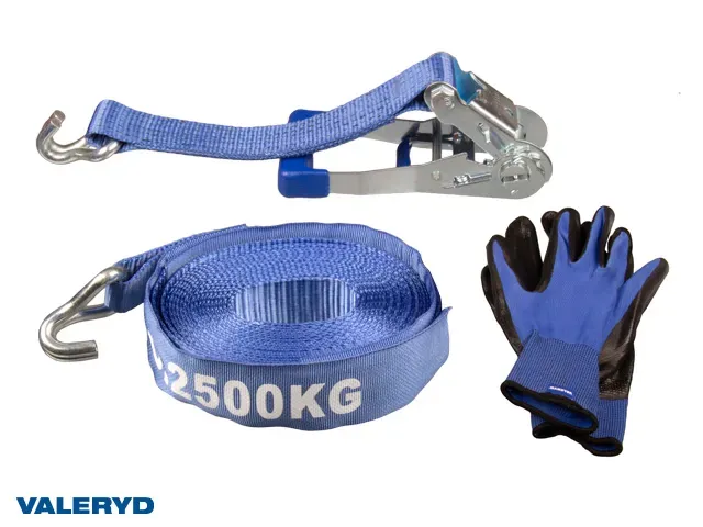 Marin & Fritid Spännbandsset 50 mm krok 10 m 2500 daN
