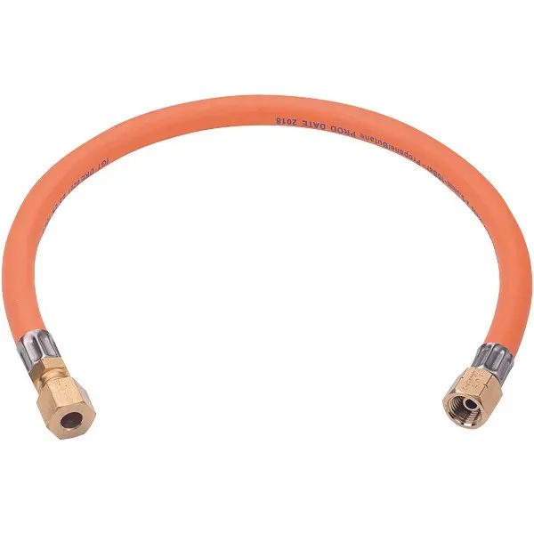 Marin & Fritid gasolslang 0,6 m 1/4 till 8 mm rör maskinpressad