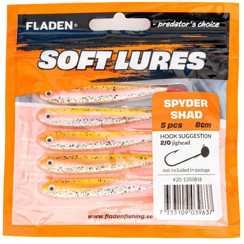 Guddi Shad jigg 13 cm 10 g rainbow 5-pack