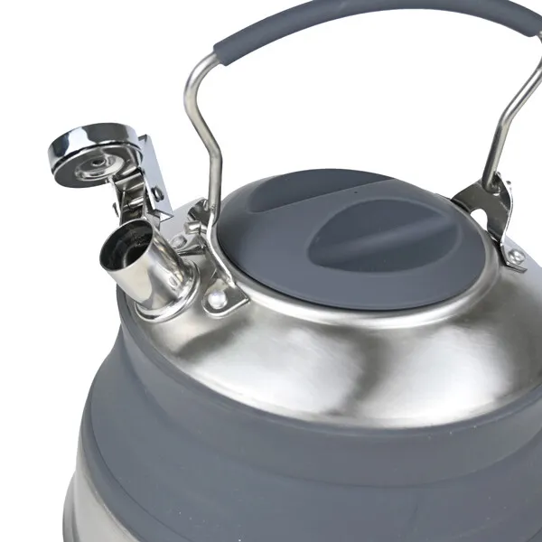 1852 Hopfällbar visselkittel 2L rostfri silikon