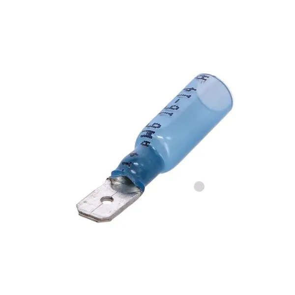 Marin & Fritid flatstift blå 6,3 mm 100-pack vattentät
