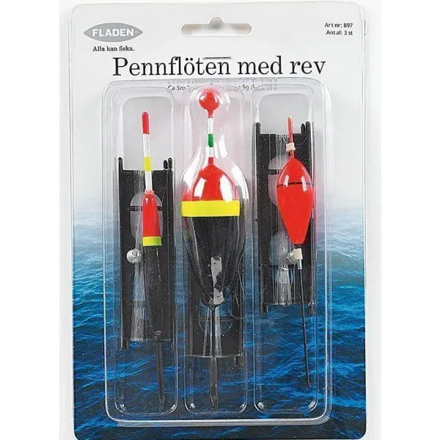 Marin & Fritid flöte med vinda och rev 3-pack