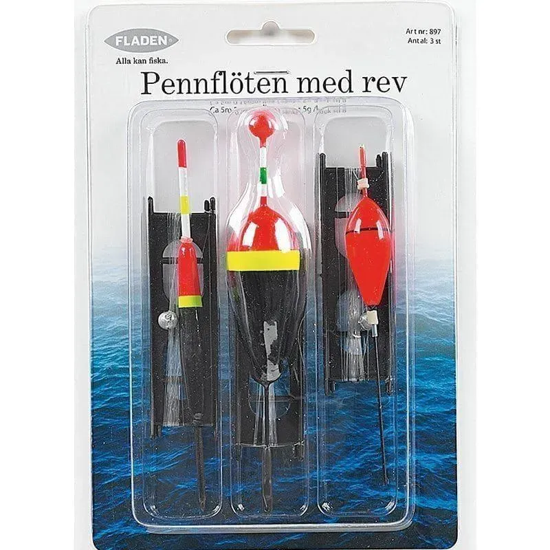 Marin & Fritid flöte med vinda och rev 3-pack