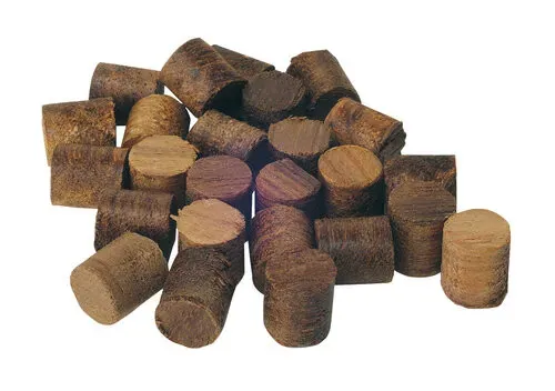 Teakplugg 15 mm 100-pack för teakdäck
