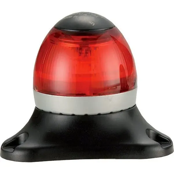 Marin & Fritid LED-lanterna runtlysande 9-30V röd