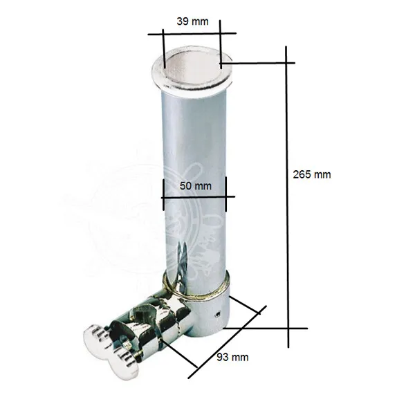 RF316 spöhållare ledstång 20/30 mm rostfri