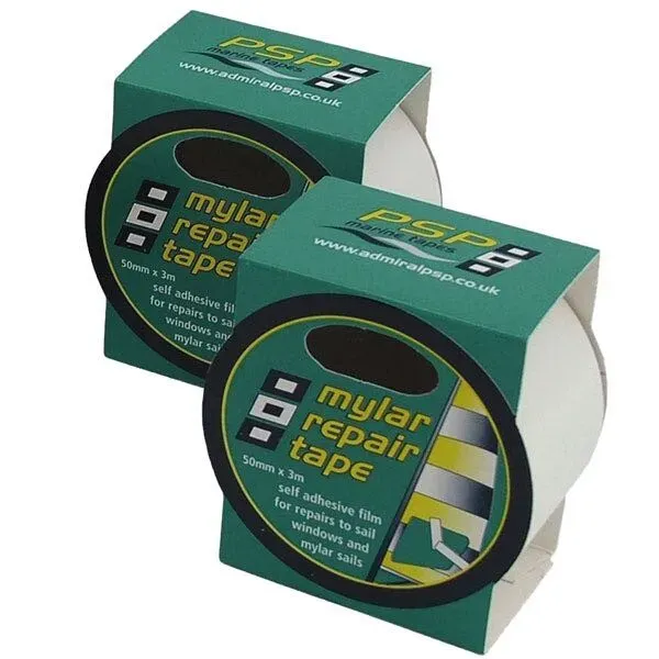 Marin & Fritid PSP Mylar reparationstejp klar 150 mm x 3 m