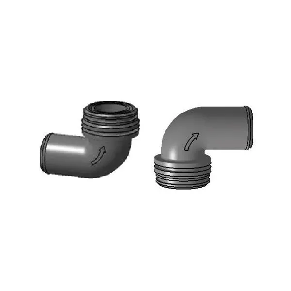 Marin & Fritid Anslutningar pump 1038 38mm vinklade