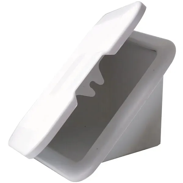 Marin & Fritid monteringsbox vit med lock 45 grader