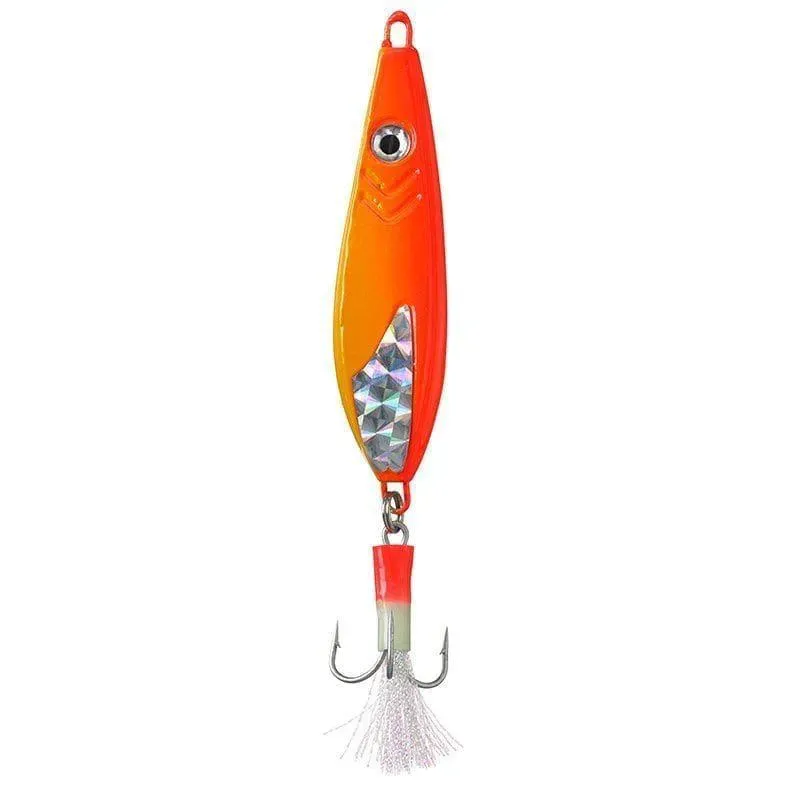 Sjollen Pilk 120 g Orange-Röd Grundvattensfiske