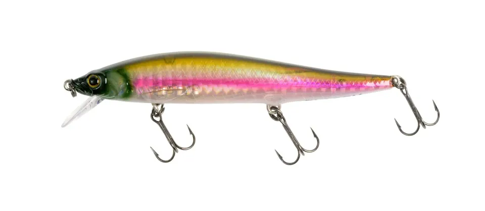Maxximus JRK Munchy Short Lip wobbler 100 mm PinkSilver
