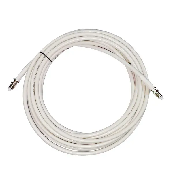 1852 VHF-kabel RG-8X 6m vit lågförlust FME