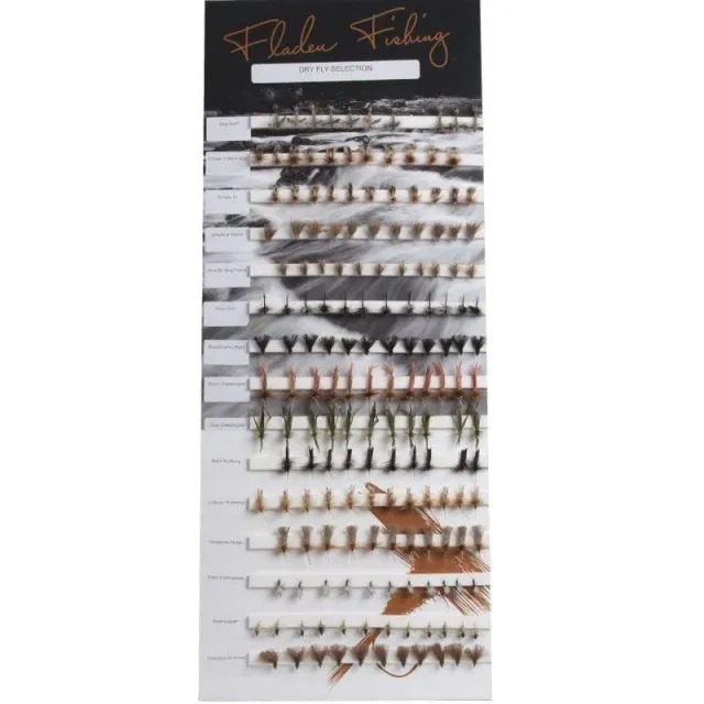 Marin & Fritid Dry Flies torrfluga display