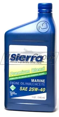 Marin 25W-40 motorolja mineral inombordare 1L
