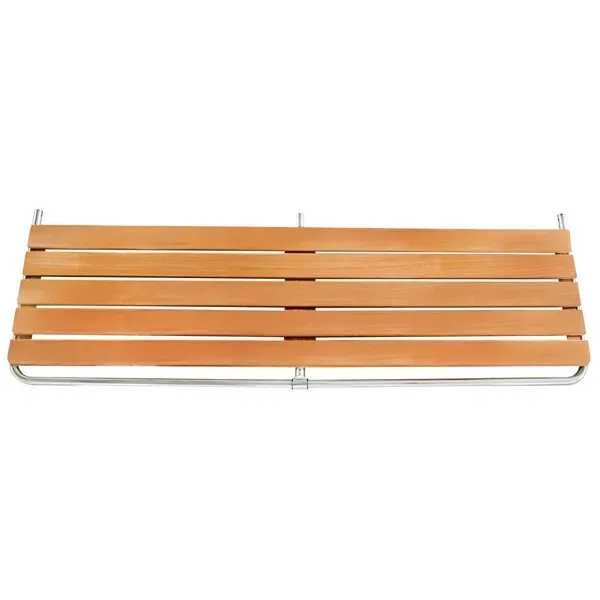 Marin & Fritid Badplattform 170x55 teak rostfri stege