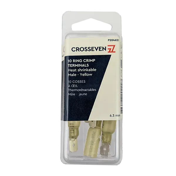 Marin & Fritid flatstift lim gul 6,3mm 10-pack