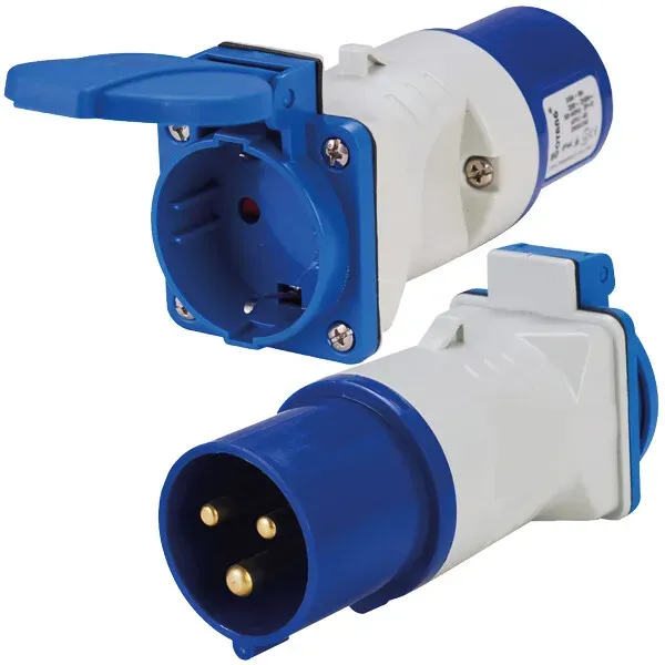 Marin & Fritid CEE-adapter landström 220V Schuko