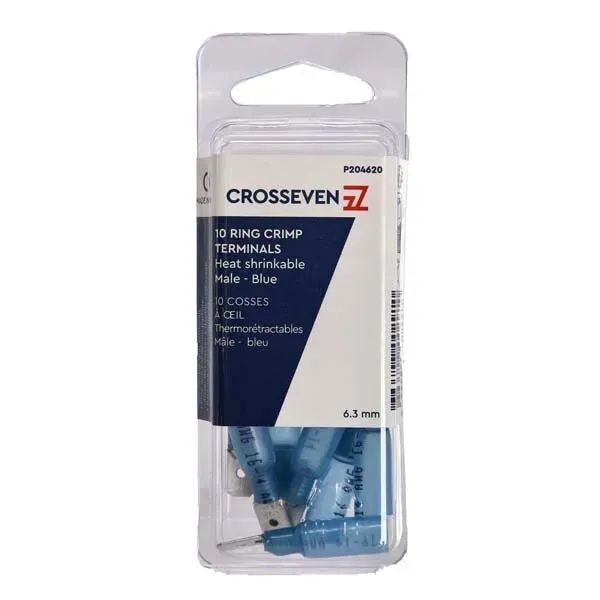 Marin & Fritid flatstift blå 6,3 mm 10-pack vattentät