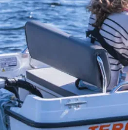 Terhi 400 cc akterräcke polerat räcke