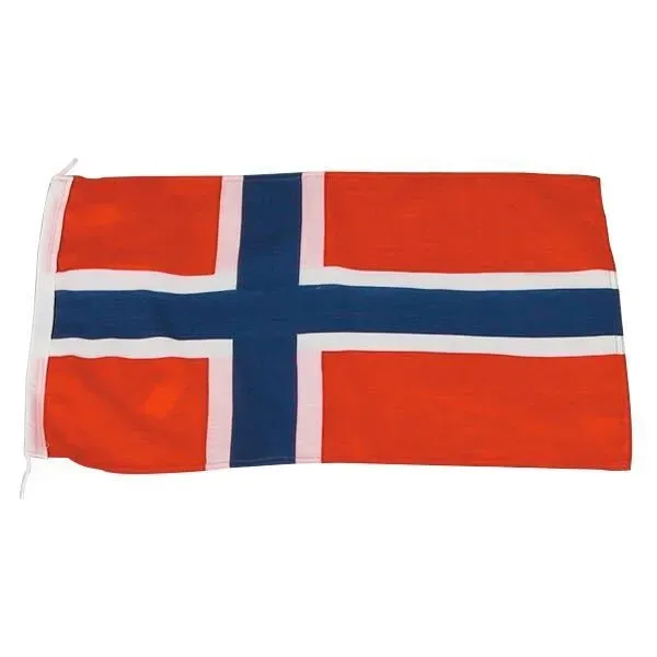 Marin & Fritid gästflagga Norge 20x30 cm