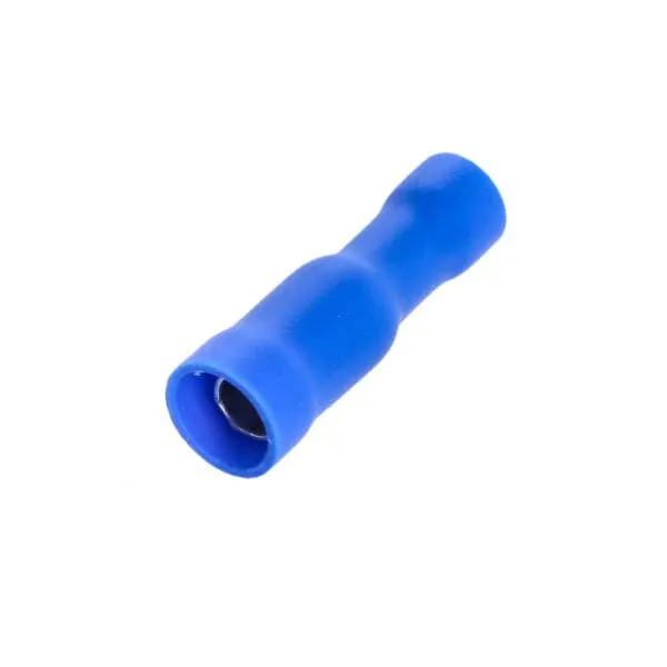 Marin & Fritid Rundstiftshylsa kontakt blå 4 mm 10-pack