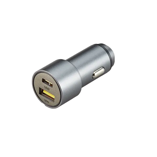 Marin & Fritid USB-adapter A+C 12/24V 18W+18W cigarettuttag