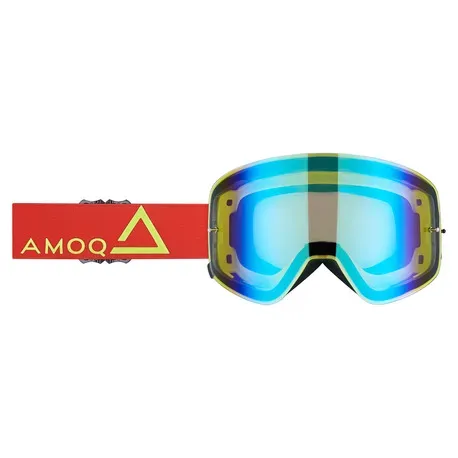 AMOQ Vision Magnetic crossglasögon Red-HiVis Gold Mirror