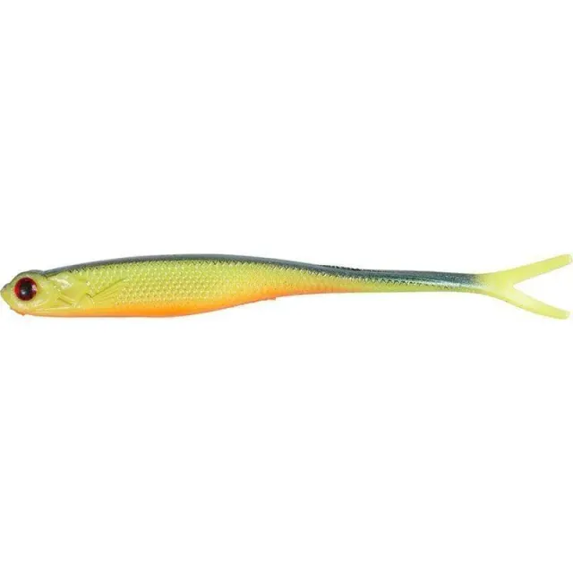 Marin & Fritid Twin Tail Shad jigg 12,5 cm gröngul