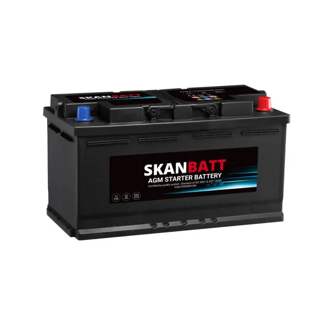 Skanbatt AGM 95850 startbatteri 12V 95Ah 850CCA