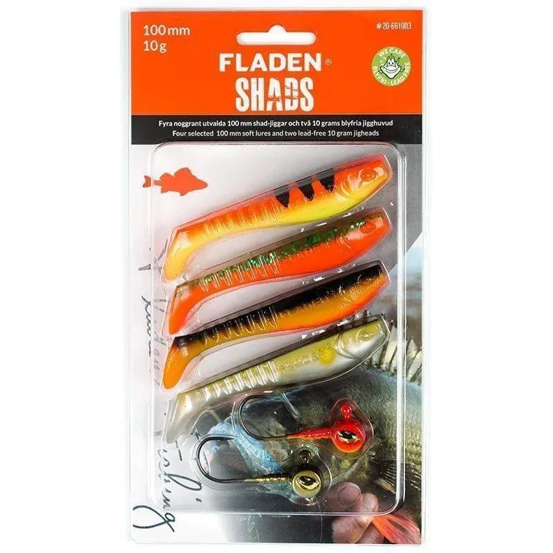 Marin & Fritid Jiggsortering Shad 100mm 10g blyfri