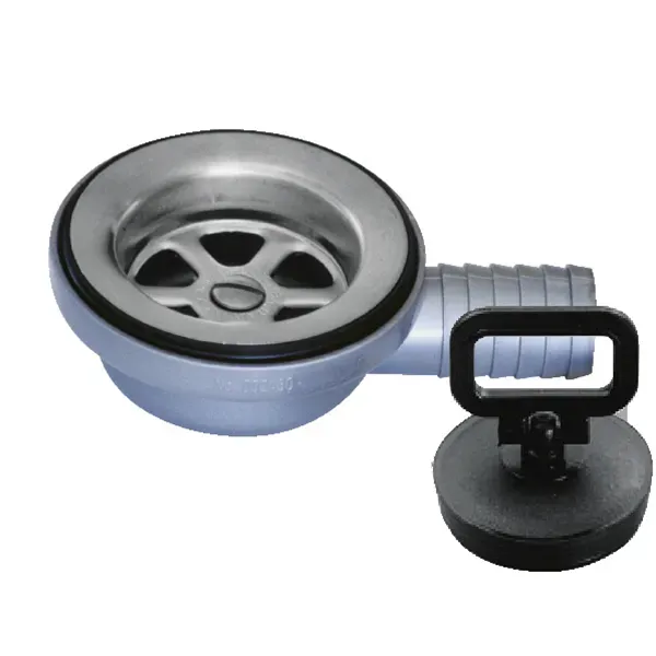 Marin & Fritid diskhoavlopp vinklat Ø25 mm utlopp 53 mm