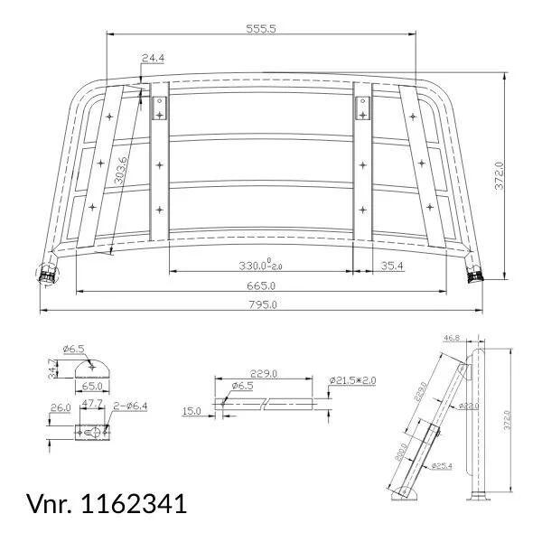 Marin & Fritid Badplattform 100 cm stävplattform teak rostfri
