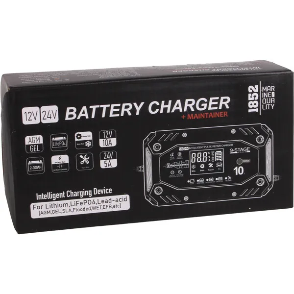 Marin & Fritid 1852 Smartladdare 10A 12/24V batteriladdare