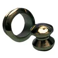 Låsknopp rosett mässing 19mm hål 23mm polerad