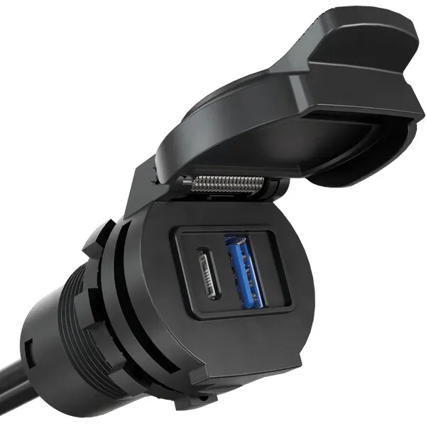 AquaAmp Smart USB-uttag 30W USB-C 12/24V