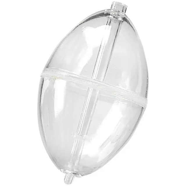 Marin & Fritid Oval 2-p kontakt stor transparent