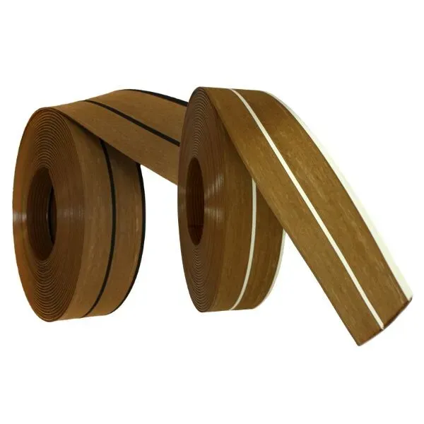 Isiteek 2x45 däckstrall teak/white 1,0 m²