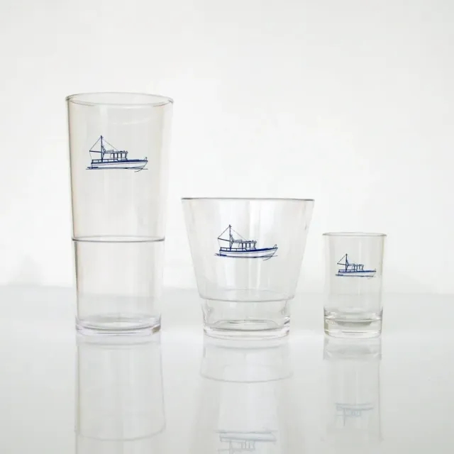 Targa Boats glas 3 typer 12-pack 4 pers