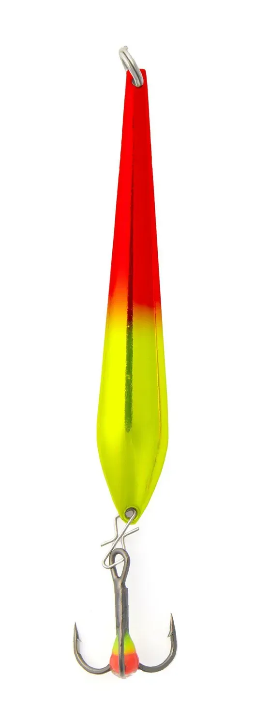Marin & Fritid Nedenpirken 70mm 10g fluoröd fluogul