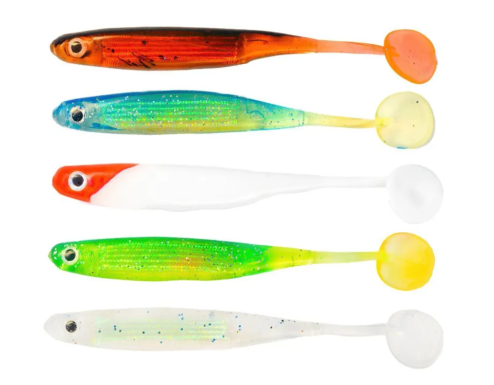 Glimmer Shimmer jigg 10 cm 5-pack blandade