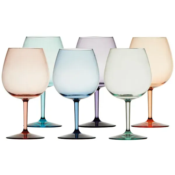 Marin & Fritid Ecozen plastglas 650ml 6-pack färg