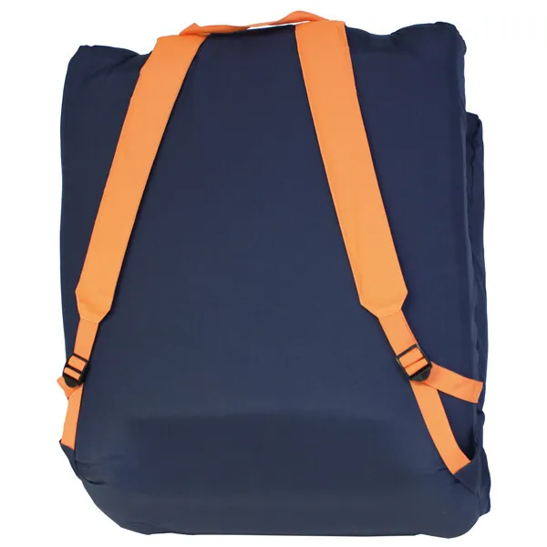 1852 Comfy Big fällbar stol mörkblå/orange 15 cm